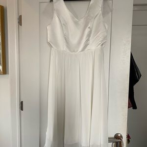 Piondress short wedding dress custom made size 16/18